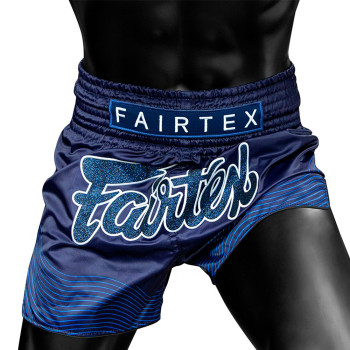 Fairtex BS1930 Muay Thai Boxing Shorts "Blue Ocean" Free Shipping