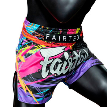 Fairtex BS1934 Muay Thai Boxing Shorts "World Music" Black Free Shipping