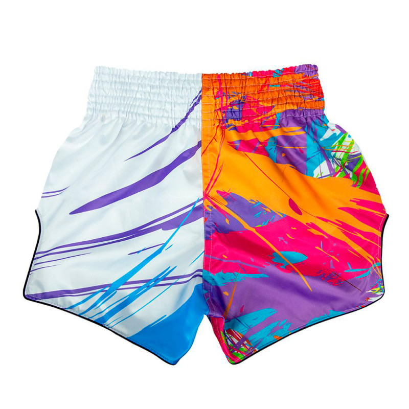 Fairtex BS1933 Muay Thai Boxing Shorts "World Music" White Free Shipping