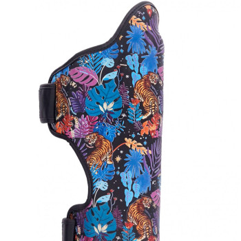TKB TopKing "Wild Tiger" Shin Guards Muay Thai Boxing Black