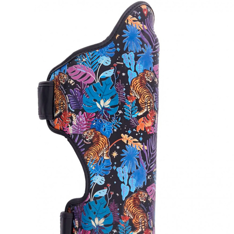 TKB TopKing "Wild Tiger" Shin Guards Muay Thai Boxing Black