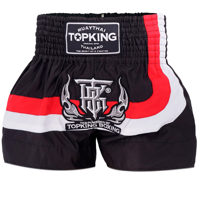 TKB TopKing TKTBS-248 Muay Thai Boxing Shorts Black Free Shipping