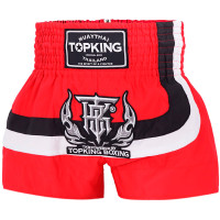 TKB Top King TKTBS-248 Muay Thai Boxing Shorts Red Free Shipping