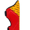 TKB TopKing "Full Impact Triple Tone" Shin Guards Muay Thai Boxing Black-Yellow-Red