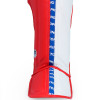 TKB TopKing "Full Impact Triple Tone" Shin Guards Muay Thai Boxing Red-Blue-White