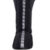 TKB TopKing "Full Impact Double Tone" Shin Guards Muay Thai Boxing Silver-Black