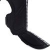 TKB TopKing "Full Impact Double Tone" Shin Guards Muay Thai Boxing Silver-Black