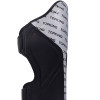 TKB TopKing "Full Impact Double Tone" Shin Guards Muay Thai Boxing Silver-Black