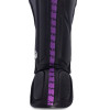 TKB TopKing "Full Impact Double Tone" Shin Guards Muay Thai Boxing Purple-Black