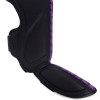 TKB TopKing "Full Impact Double Tone" Shin Guards Muay Thai Boxing Purple-Black