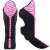 TKB TopKing "Full Impact Double Tone" Shin Guards Muay Thai Boxing Pink-Black