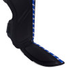 TKB TopKing "Full Impact Double Tone" Shin Guards Muay Thai Boxing Blue-Black