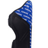 TKB TopKing "Full Impact Double Tone" Shin Guards Muay Thai Boxing Blue-Black