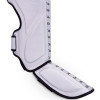 TKB TopKing "Full Impact Single Tone" Shin Guards Muay Thai Boxing Silver
