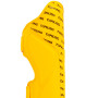 TKB Top King "Full Impact Single Tone" Shin Guards Muay Thai Boxing Yellow