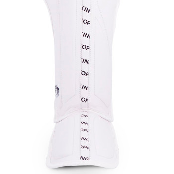 TKB TopKing "Full Impact Single Tone" Shin Guards Muay Thai Boxing White