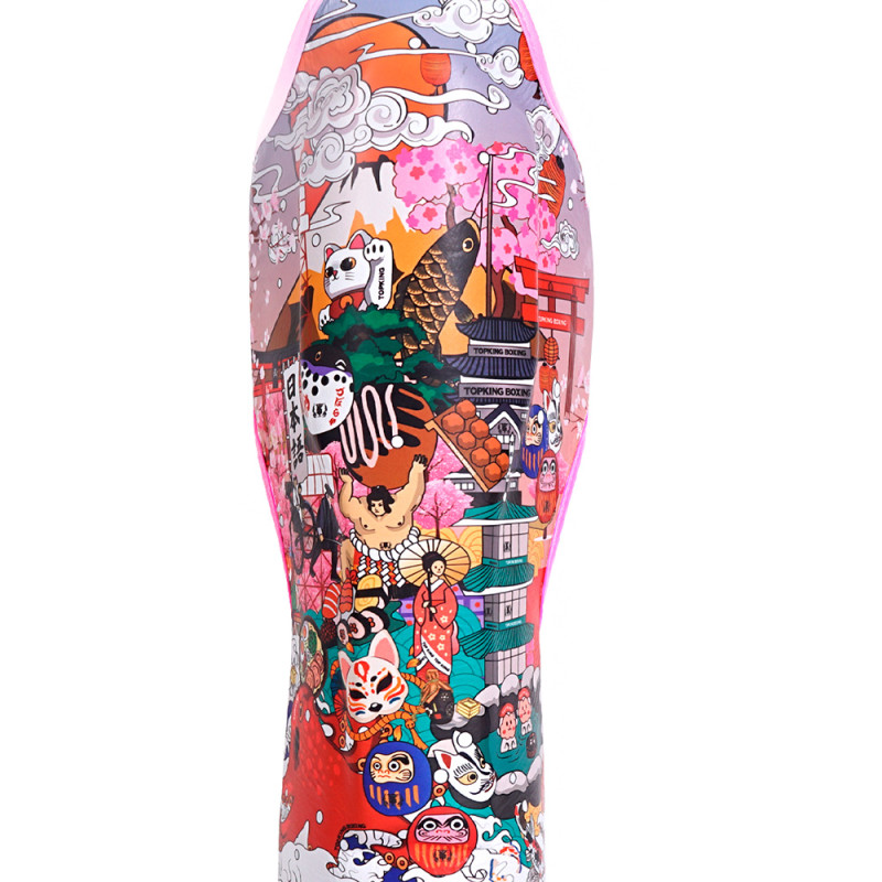 TKB TopKing "Japan Culture" Shin Guards Muay Thai Boxing Pink