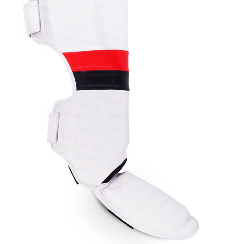 TKB TopKing "Innovation" Shin Guards Muay Thai Boxing White