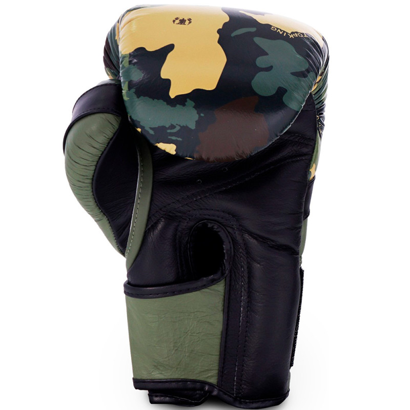 TKB TopKing Boxing Gloves "Camouflage" Green