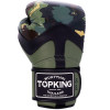 TKB TopKing Boxing Gloves "Camouflage" Green