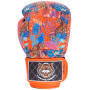 TKB Top King Boxing Gloves "Wild Tiger King" Orange-Black