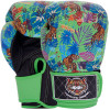 TKB TopKing Boxing Gloves "Wild Tiger King" Green-Black