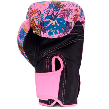 TKB TopKing Boxing Gloves "Wild Tiger King" Pink-Black
