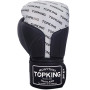 TKB Top King Boxing Gloves "Full Impact Double Tone" Silver-Black
