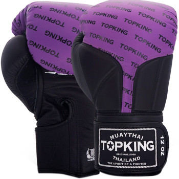 TKB Top King Boxing Gloves "Full Impact Double Tone" Purple-Black
