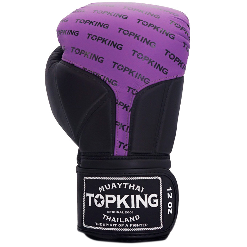 TKB TopKing Boxing Gloves "Full Impact Double Tone" Purple-Black