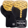 TKB Top King Boxing Gloves "Full Impact Double Tone" Gold-Black