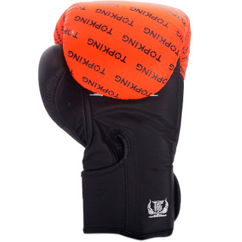 TKB TopKing Boxing Gloves "Full Impact Double Tone" Orange-Black