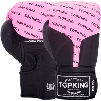 TKB Top King Boxing Gloves "Full Impact Double Tone" Pink-Black
