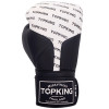 TKB TopKing Boxing Gloves "Full Impact Double Tone" White-Black