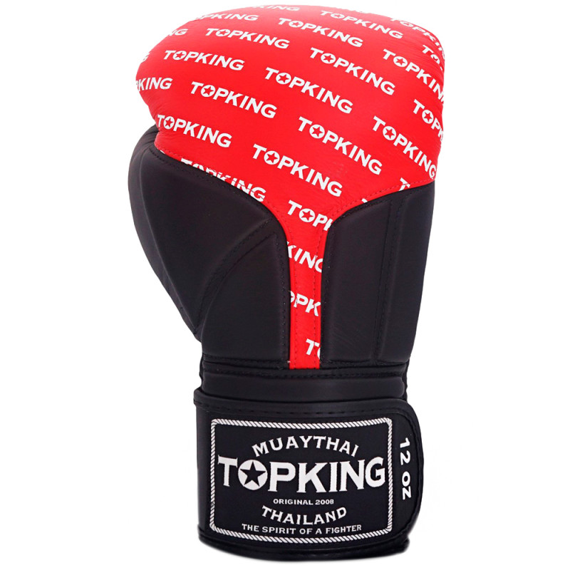 TKB TopKing Boxing Gloves "Full Impact Double Tone" Red-Black
