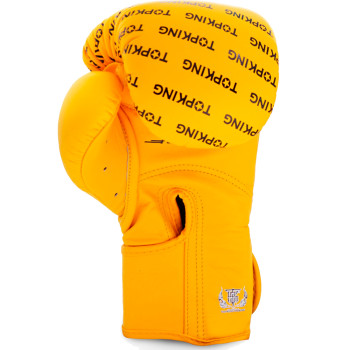 TKB TopKing Boxing Gloves "Full Impact Single Tone" Yellow