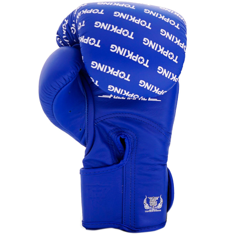 TKB TopKing Boxing Gloves "Full Impact Single Tone" Blue