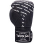 TKB Top King Boxing Gloves "Full Impact Single Tone" Black