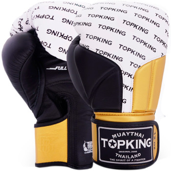 TKB Top King Boxing Gloves "Full Impact Triple Tone" Gold