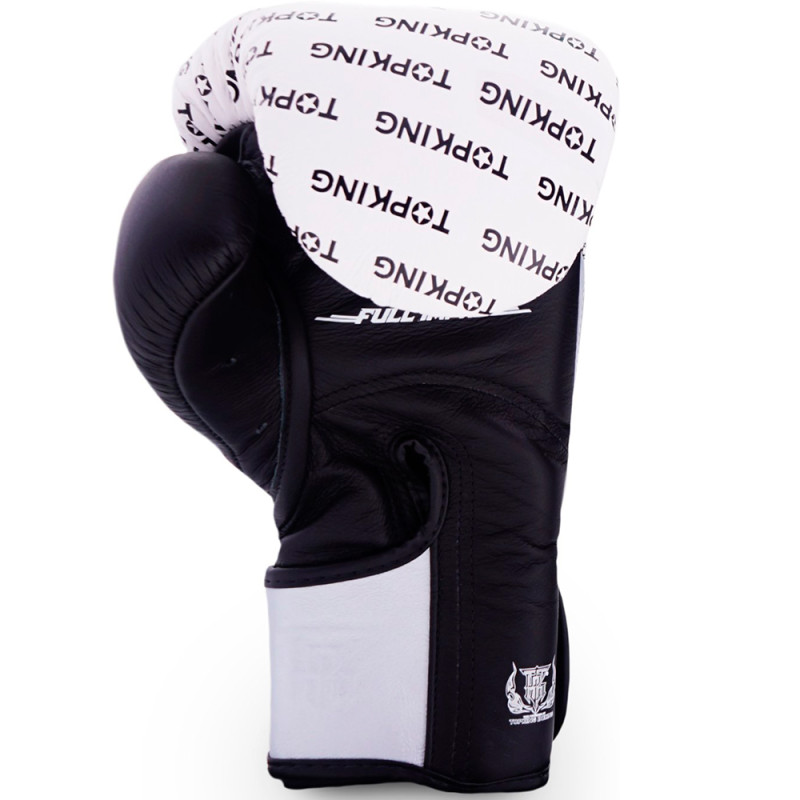 TKB TopKing Boxing Gloves "Full Impact Triple Tone" Silver