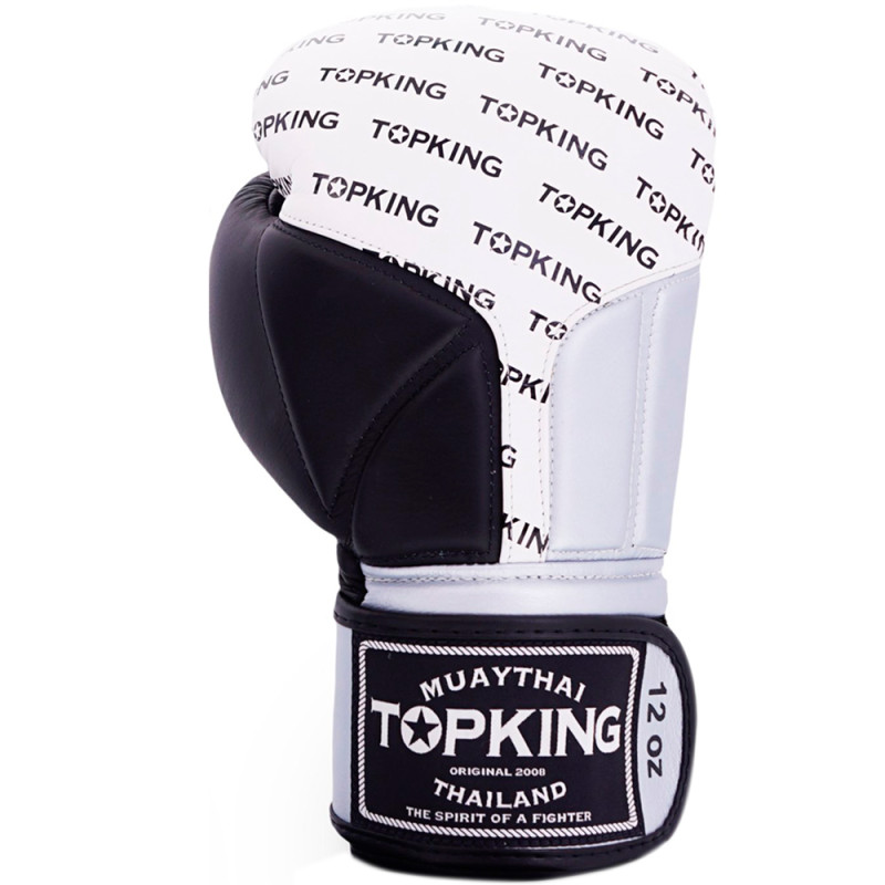 TKB TopKing Boxing Gloves "Full Impact Triple Tone" Silver