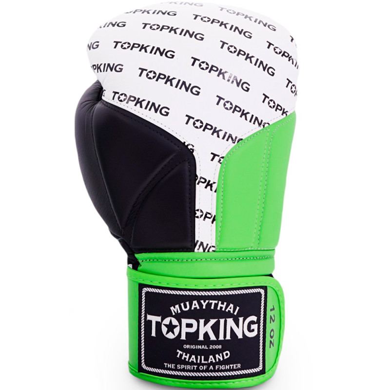 TKB TopKing Boxing Gloves "Full Impact Triple Tone" Green
