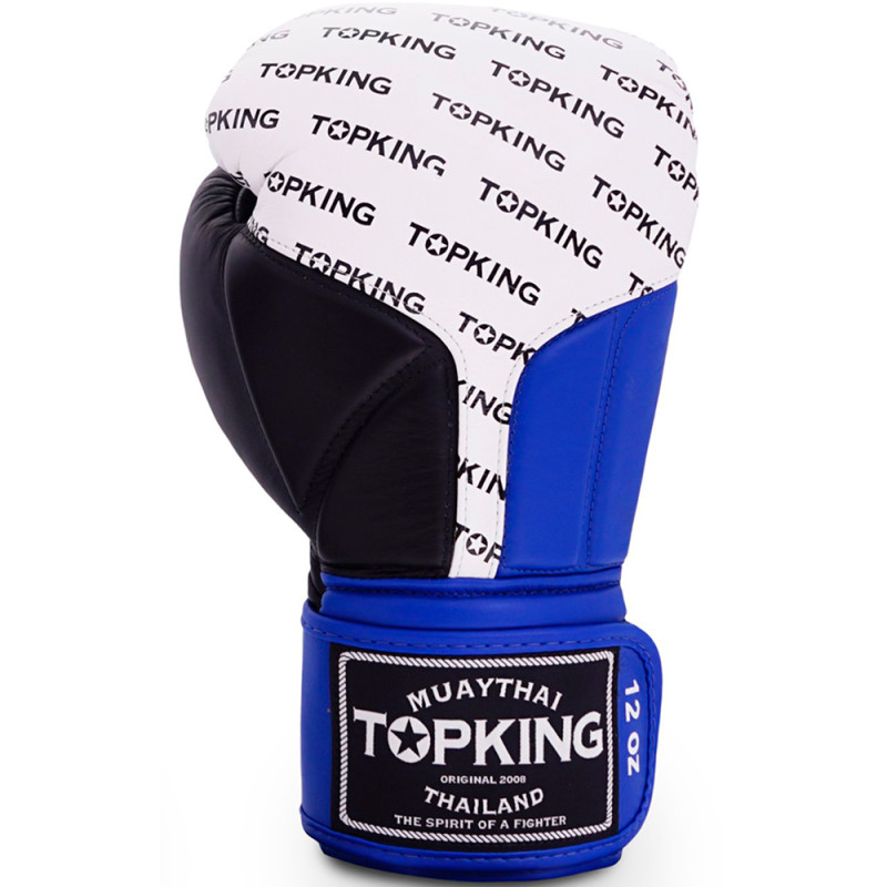 TKB TopKing Boxing Gloves "Full Impact Triple Tone" Blue