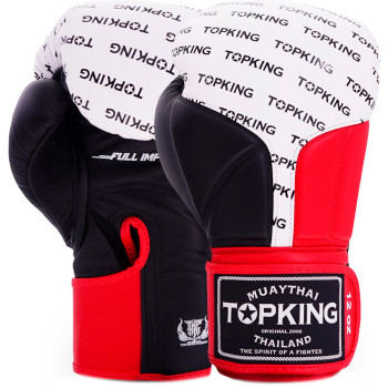 TKB Top King Boxing Gloves "Full Impact Triple Tone" Red