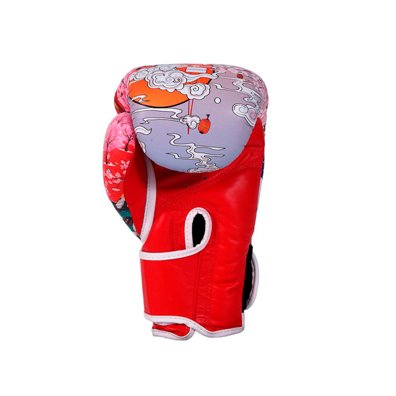 TKB TopKing Boxing Gloves "Japan Culture" Red-White