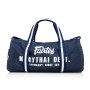 Fairtex BAG9 Gym Bag Muay Thai Boxing Barrel Navy Blue
