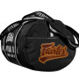 Fairtex BAG9 Gym Bag Muay Thai Boxing Barrel Black