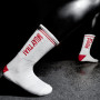 Fairtex Socks1 Dry-Fit Tech White-Red Free Shipping