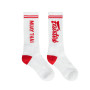 Fairtex Socks1 Dry-Fit Tech White-Red Free Shipping