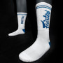Fairtex Socks1 Dry-Fit Tech White-Blue Free Shipping